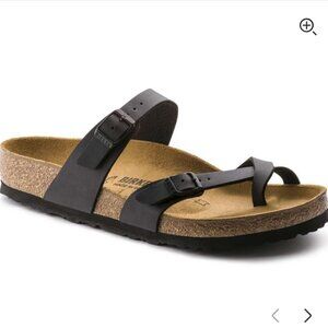 BIRKENSTOCK | Mayari Birko-Flor sandals in black sz 42